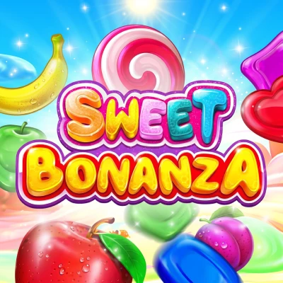 Sweet Bonanza online slot game tile available at Lucky Ones Canada